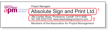 absolute sign and print apm siteboard image