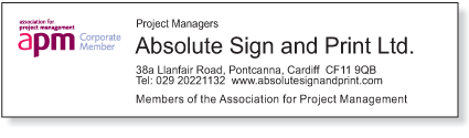 absolute sign and print apm siteboard image