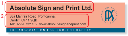 absolute sign and print aps siteboard image