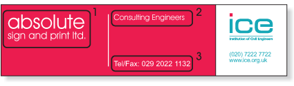 absolute sign and print ice siteboard image