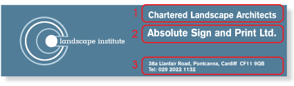 absolute sign and print landscape-institute siteboard image